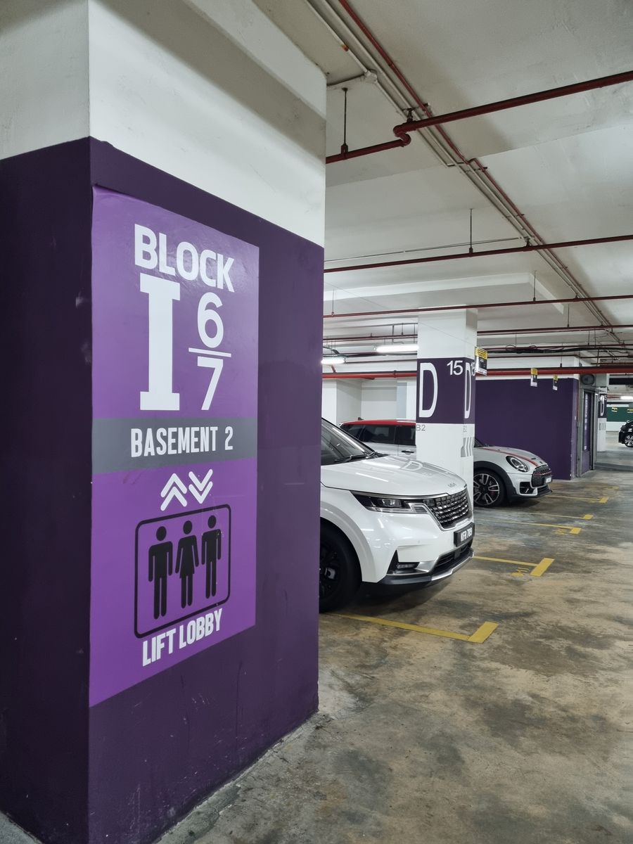 지하 2층 Block I 6/7 리프트 로비